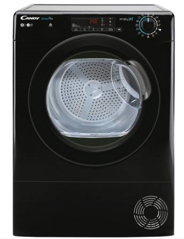 black tumble dryer